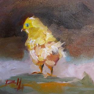 Art: Little Chick No. 4 by Artist Delilah Smith