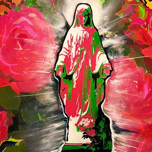 Art: Blessed Mary's Garden #1 by Artist Anthony Allegro