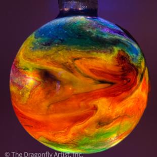 Art: Light Up & Glow Magical Dragonfly Ball #1393049 by Artist Rebecca M Ronesi-Gutierrez