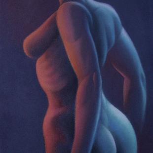 Art: Pastel Nude 2 by Artist John Thompson