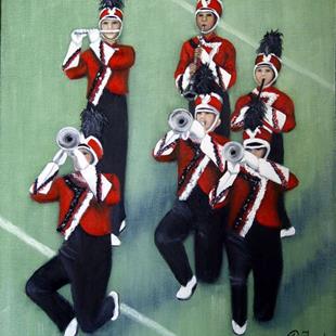 Art: 2002 Ezell-Harding Christian School Band  (Salvation is Created) by Artist Rita C. Ford