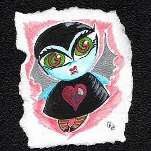 Art: petit vampire de l'amour:little vampire of love by Artist Noelle Hunt