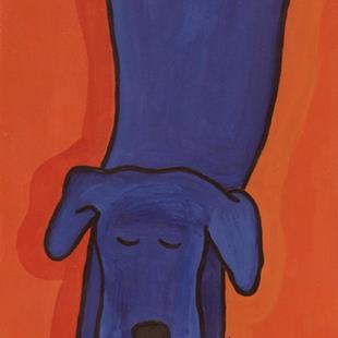 Art: Blue Tide Dog by Artist Jenny Doss