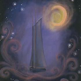 Art: Celestial Voyage   by Artist Cynthia Schmidt