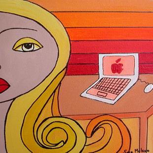 Art: Apple by Artist sara molano