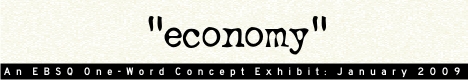 Banner for One Word Concept: Economy art show