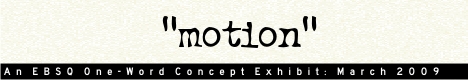 Banner for One Word Concept: Motion art show