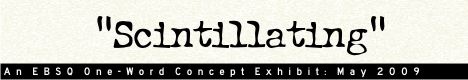 Banner for One Word Concept: Scintillating art show