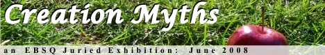 Banner for Creation Myths art show