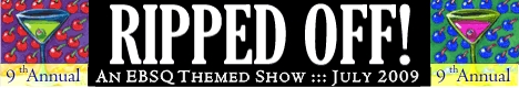 Banner for 9th Annual Ripped Off art show