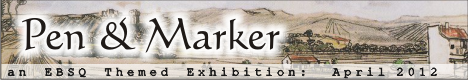 Banner for Pen & Marker art show