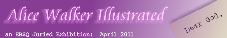 Banner for Alice Walker Illustrated art show