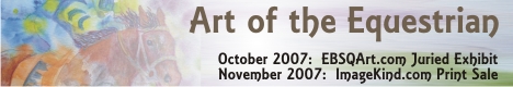 Banner for Art of the Equestrian art show