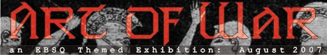 Banner for The Art of War art show