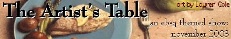 Banner for The Artist's Table art show