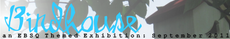 Banner for Birdhouses art show