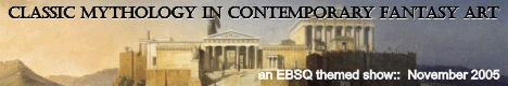 Banner for Classic Mythology in Contemporary Fantasy Art art show