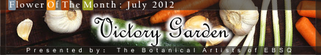 Banner for Flower of the Month: Victory Garden art show