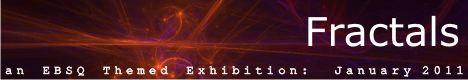 Banner for Fractals 2011 art show