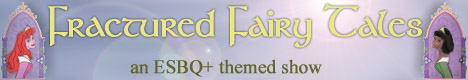 Banner for Fractured Fairy Tales art show