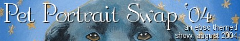 Banner for Pet Portrait Swap '04 art show