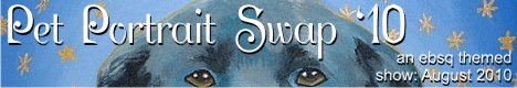 Banner for Pet Portrait Swap 2010 art show