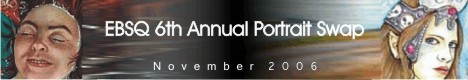 Banner for EBSQ 6th Annual Portrait Swap art show