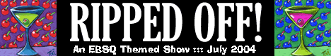Banner for Fourth Annual Ripped Off Show art show