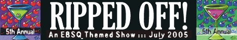 Banner for 5th Annual Ripped Off Show art show