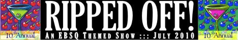 Banner for 10th Annual Ripped Off art show