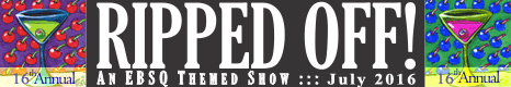 Banner for Ripped Off 2016 art show