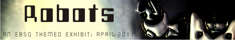 Banner for Robots art show