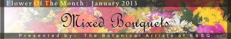 Banner for Flower of the Month: Mixed Bouquets art show