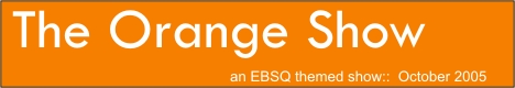 Banner for The Orange Show art show