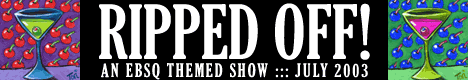 Banner for Third Annual Ripped Off art show